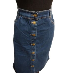 Dark Denim Jean Skirt